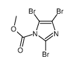 methyl 2,4,5-tribromoimidazole-1-carboxylate Structure