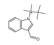 1-(tert-butyldimethylsilyl)-1H-indole-3-carbaldehyde Structure