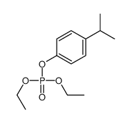 diethyl (4-propan-2-ylphenyl) phosphate Structure