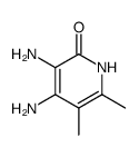 2(1H)-Pyridinone,3,4-diamino-5,6-dimethyl-结构式