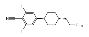 4-(反式-4-戊基环己基)-1-氟苯结构式