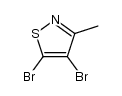 4,5-二溴-3-甲基异噻唑结构式