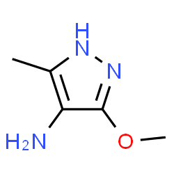 1H-Pyrazol-4-amine,3-methoxy-5-methyl-(9CI)结构式