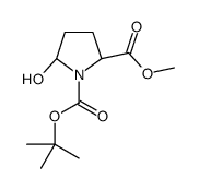 (S)-1-叔丁基 2-甲基 5-羟基吡咯烷-1,2-二羧酸图片