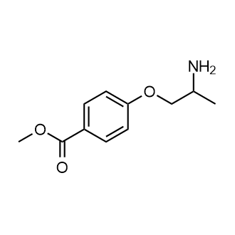 4-(2-氨基丙氧基)苯甲酸甲酯结构式