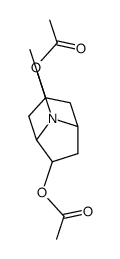 8-Methyl-8-azabicyclo[3.2.1]octane-3,6-diol diacetate structure