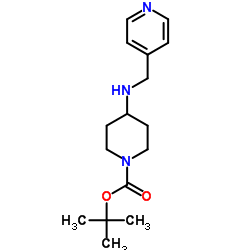 1-N-叔丁羰基-4-(4-吡啶基甲氨)哌啶图片