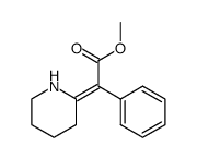 methyl 2-phenyl-2-(2'-piperidinylidene)acetate Structure