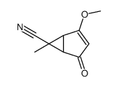 Bicyclo[3.1.0]hex-2-ene-6-carbonitrile, 2-methoxy-6-methyl-4-oxo-, (1R,5S,6S)-rel- (9CI) picture