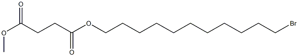 1-[11-(4-methoxy-1,4-dioxobutoxy)undecyl]-, bromide结构式