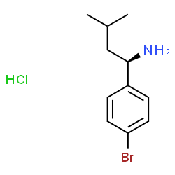 (R)-1-(4-溴苯基)-3-甲基丁-1-胺盐酸盐图片