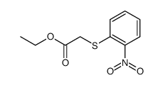 ethyl2-(2-nitrophenylthio)acetate Structure