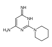 2-(1-PIPERIDINYL)-4,6-PYRIMIDINEDIAMINE结构式