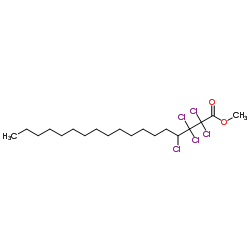METHYL PENTACHLOROSTEARATE Structure