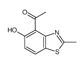 Ketone, 5-hydroxy-2-methyl-4-benzothiazolyl methyl (8CI) structure