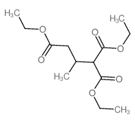 2-甲基-1,1,3-丙烷三羧酸三乙酯结构式