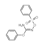 Benzenesulfonic acid,(iminophenoxymethyl)azanyl ester结构式