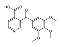 3-(3,4,5-Trimethoxybenzoyl)-4-pyridinecarboxylicacid structure