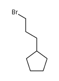 (3-bromo-propyl)-cyclopentane结构式