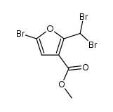 methyl 5-bromo-2-(dibromomethyl)furan-3-carboxylate Structure