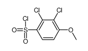 2,3-dichloro-4-methoxybenzenesulfonyl chloride Structure