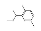 2-sec-butyl-1,4-dimethylbenzene结构式