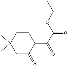 (4,4-Dimethyl-2-oxo-cyclohexyl)-oxo-acetic acid ethyl ester structure