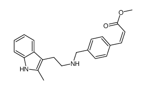 (E)-METHYL 3-(4-(((2-(2-METHYL-1H-INDOL-3-YL)ETHYL)AMINO)METHYL)PHENYL)ACRYLATE Structure