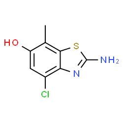 6-Benzothiazolol,2-amino-4-chloro-7-methyl-(9CI)结构式