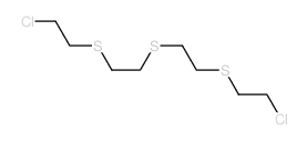 Ethane,1,1'-thiobis[2-[(2-chloroethyl)thio]- Structure