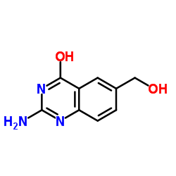 4(3H)-Quinazolinone, 2-amino-6-(hydroxymethyl)- structure