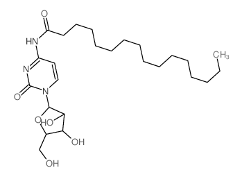 Hexadecanamide, N-(1-b-D-arabinofuranosyl-1,2-dihydro-2-oxo-4-pyrimidinyl)- picture