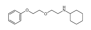 N-[2-(2-Phenoxyethoxy)ethyl]cyclohexanamine Structure