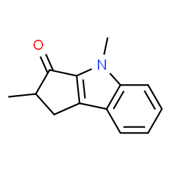 Cyclopent[b]indol-3(2H)-one, 1,4-dihydro-2,4-dimethyl- (9CI)结构式