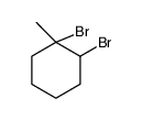 1,2-dibromo-1-methylcyclohexane结构式