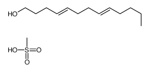 methanesulfonic acid,trideca-4,8-dien-1-ol Structure