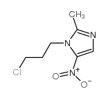 1-(3-chloropropyl)-2-methyl-5-nitro-1H-imidazole结构式