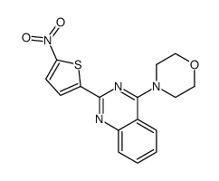 4-MORPHOLINO-2-(5-NITRO-2-THIENYL)QUINAZOLINE Structure