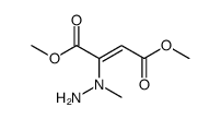 dimethyl 2-[amino(methyl)amino]but-2-enedioate结构式