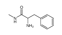 2S-amino-N-methyl-3-phenylpropionamide结构式