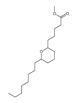 methyl 5-(6-octyloxan-2-yl)pentanoate Structure