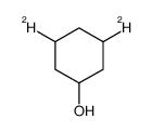 3,5-dideuteriocyclohexan-1-ol Structure