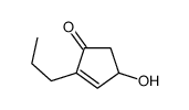 4-hydroxy-2-propylcyclopent-2-en-1-one Structure