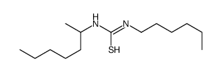 1-heptan-2-yl-3-hexylthiourea Structure