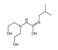 1-[bis(2-hydroxyethyl)amino]-3-(2-methylpropyl)urea Structure