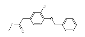 methyl 4-Benzyloxy-3-Chlorophenylacetate Structure