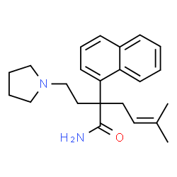 α-(3-Methyl-2-butenyl)-α-(1-naphtyl)-1-pyrrolidinebutanamide picture