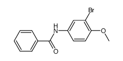 benzoic acid-(3-bromo-4-methoxy-anilide)结构式