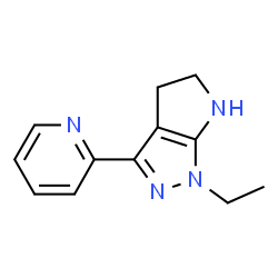 Pyrrolo[2,3-c]pyrazole, 1-ethyl-1,4,5,6-tetrahydro-3-(2-pyridinyl)- (9CI) structure