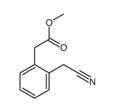 methyl 2-[2-(cyanomethyl)phenyl]acetate Structure